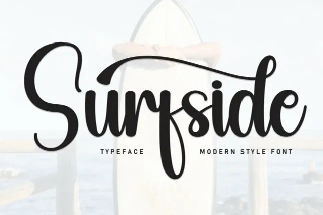 Surfside Script font