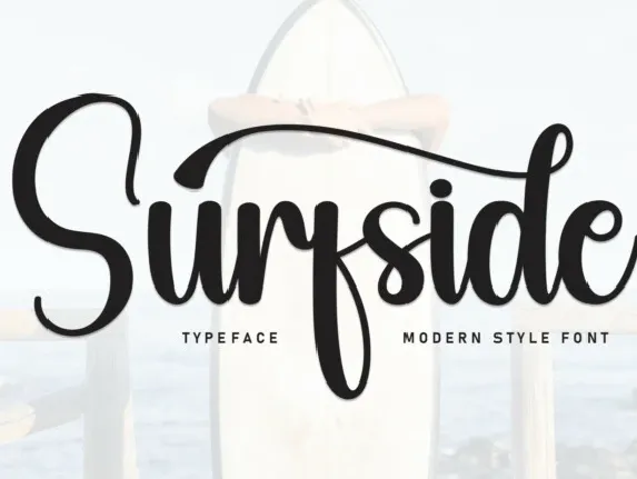 Surfside Script font