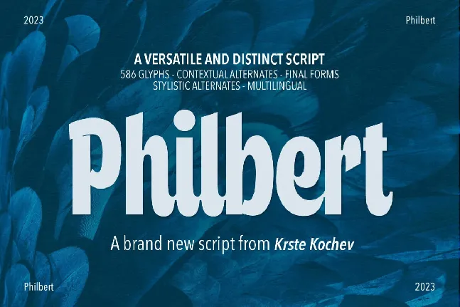 Philbert font