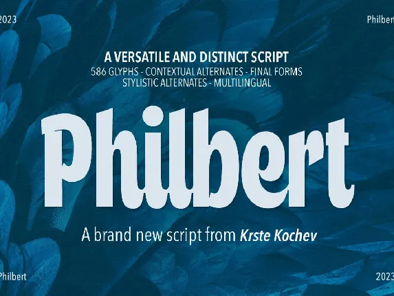 Philbert font