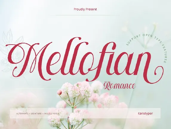 Mellofian font