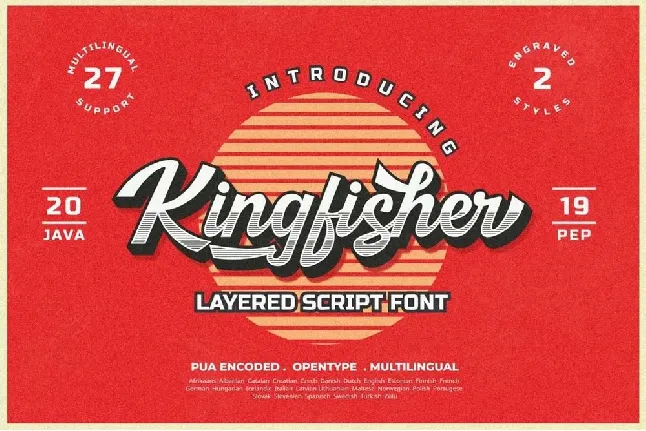 Kingfisher font