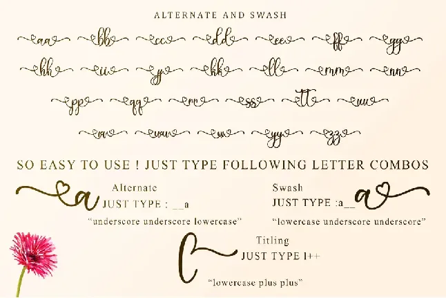 Aneliya - Personal Use font