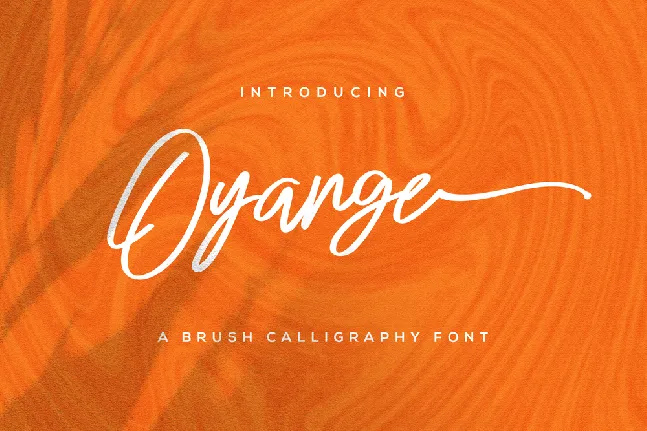 Oyange font