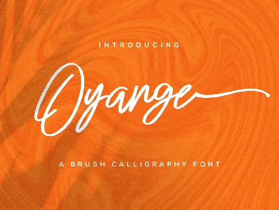 Oyange font