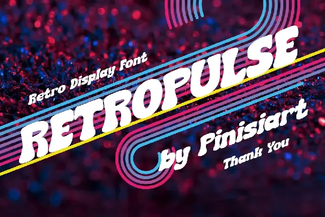 Retropulse font