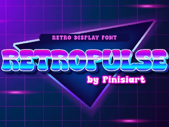 Retropulse font