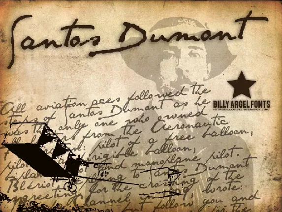 SANTOS DUMONT font