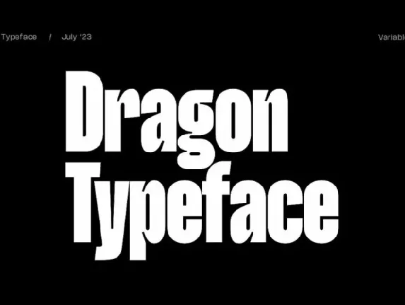 Dragon Family font