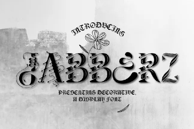 Jabberz Display font