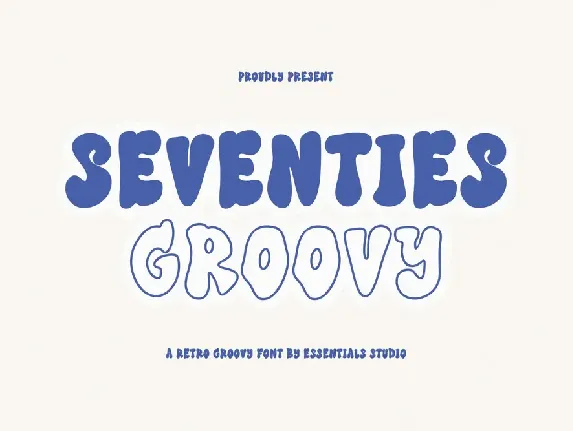 Seventies Groovy font