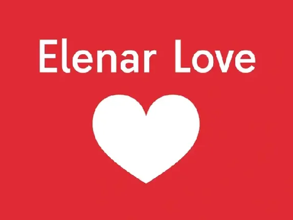 Elenar Love font