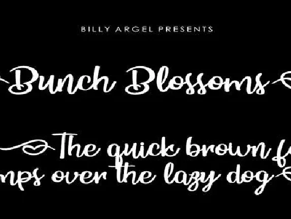 Bunch Blossoms font