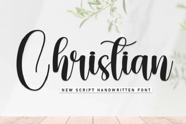 Christian Script font