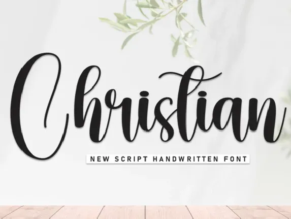 Christian Script font