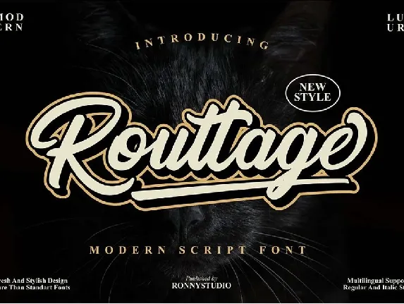 Routtage font