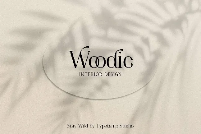 Woodie font