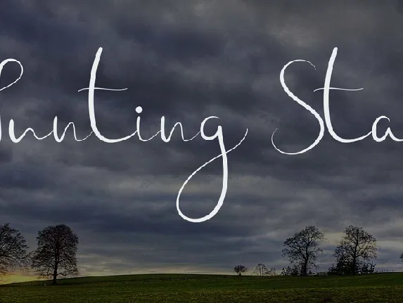 Hunting Star font