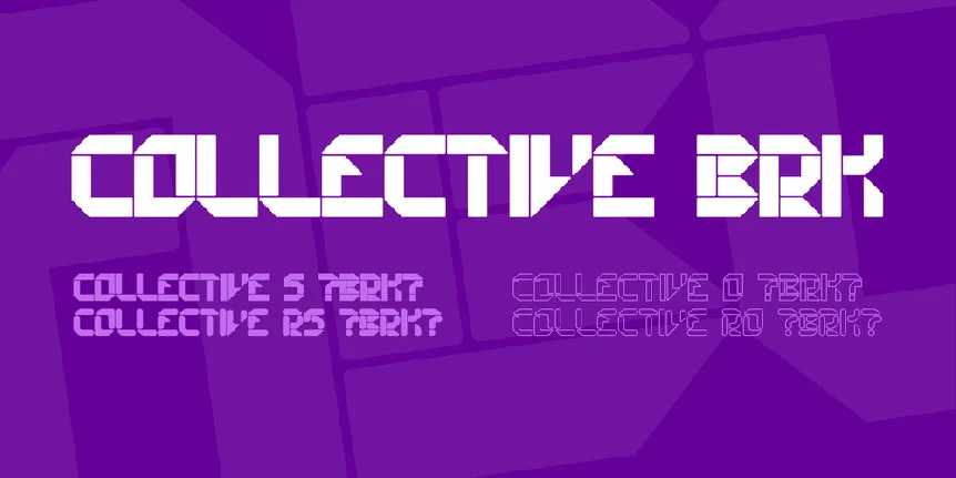 Collective BRK font