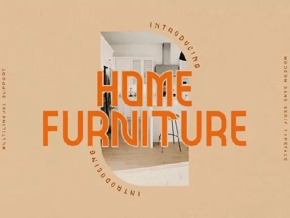 Home Furniture font