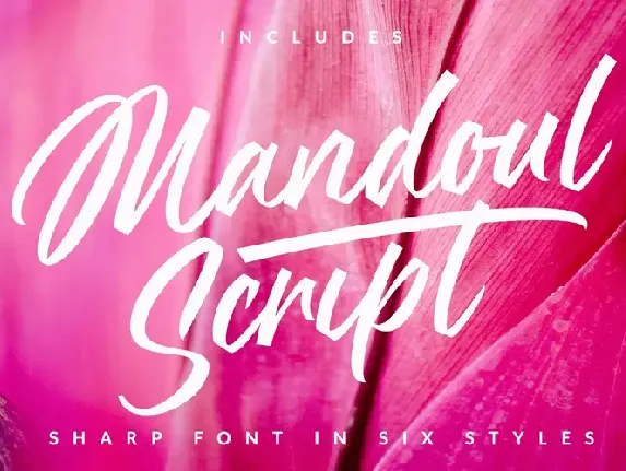 Mandoul Script font