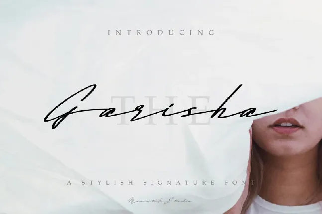 The Garisha Signature font