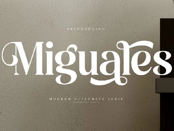 Miguales font