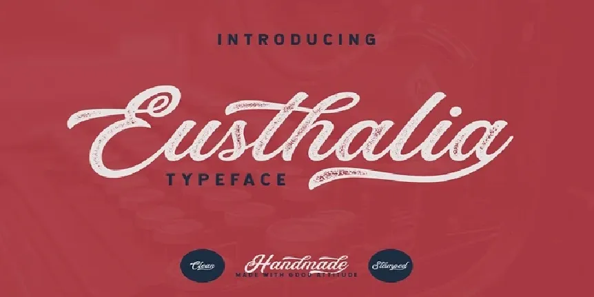 Eusthalia Clean font