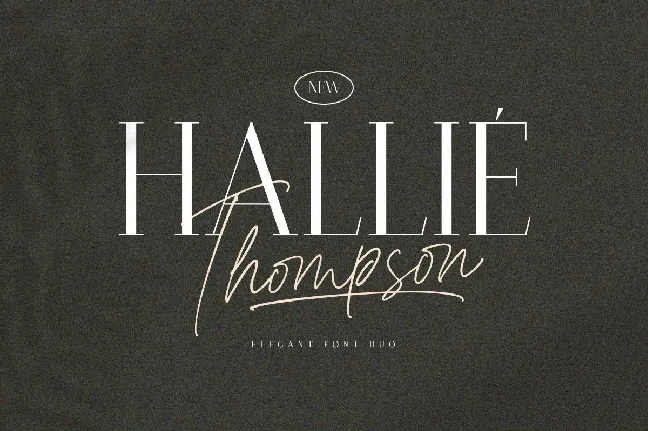 Hallie Thompson font