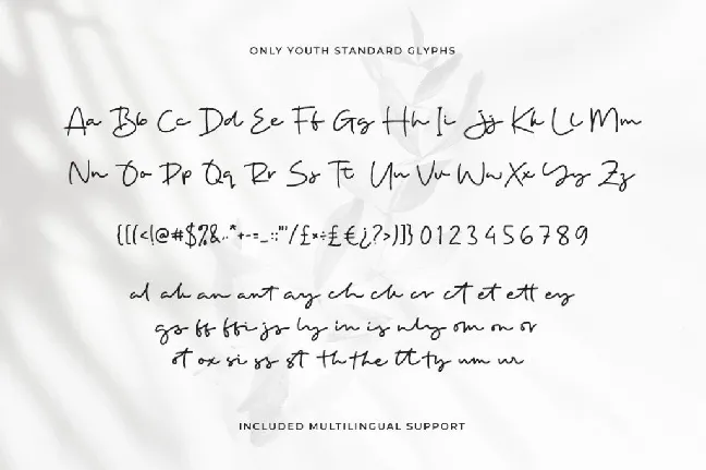 Only Youth font