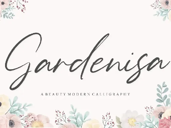 Gardenisa font