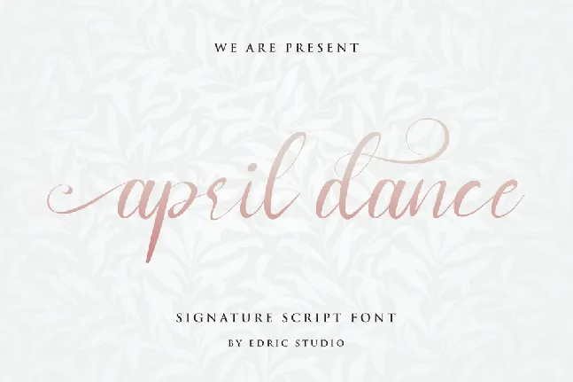 April Dance Demo font