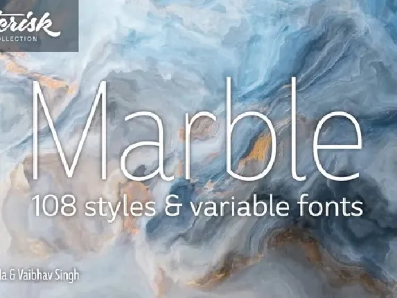 Marble Family font