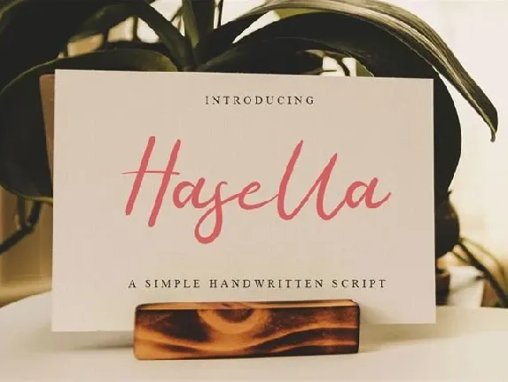 Hasella font