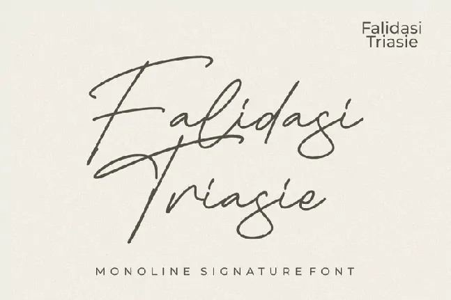 Falidasi Triasie font