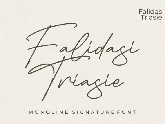 Falidasi Triasie font