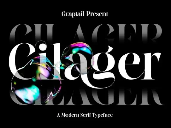 Cilager font