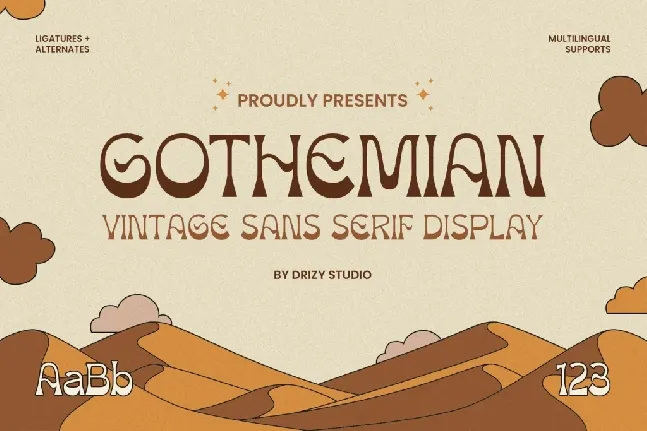 Gothemian font