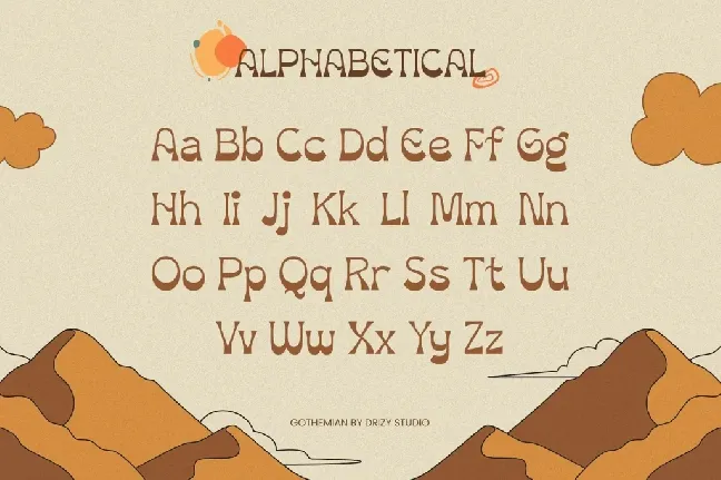 Gothemian font