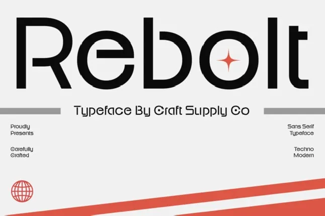 Rebolt font