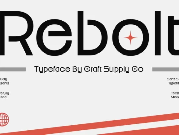 Rebolt font