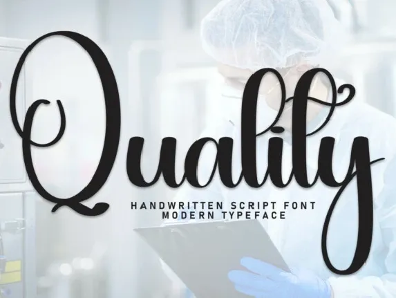 Quality Calligraphy font