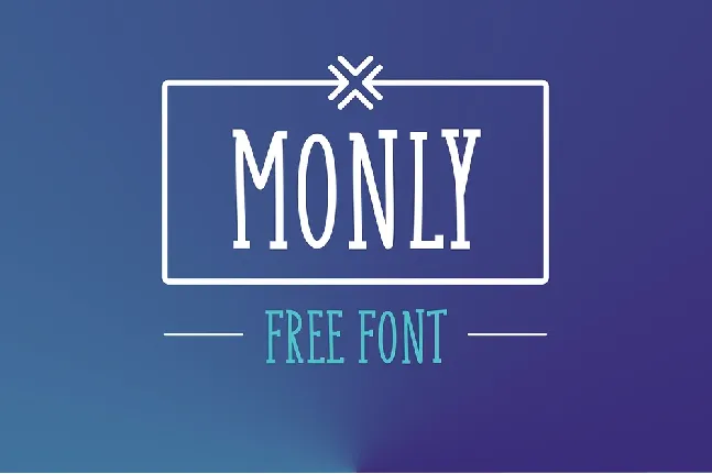 Monly Free font