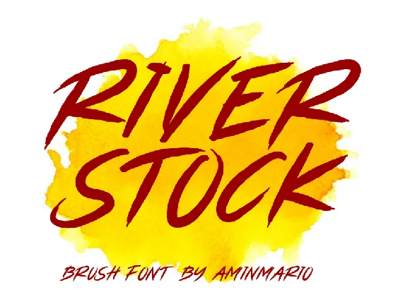 RIVERSTOCK font