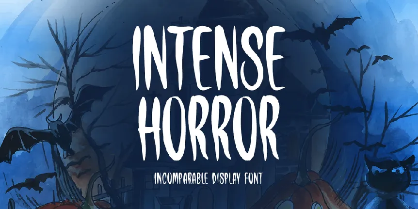 Intense Horror font