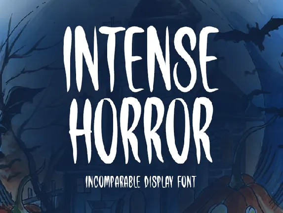 Intense Horror font