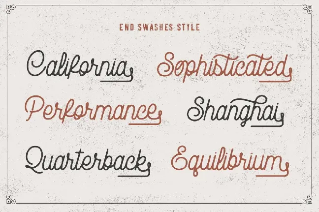 Rampage Monoline font