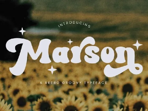 Marson Display font