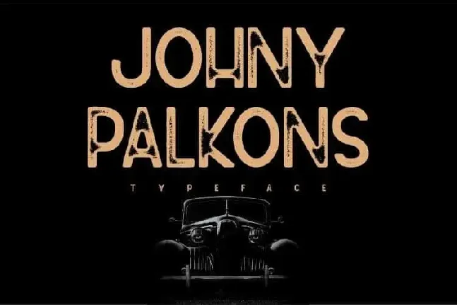 Johny Palkons Display font