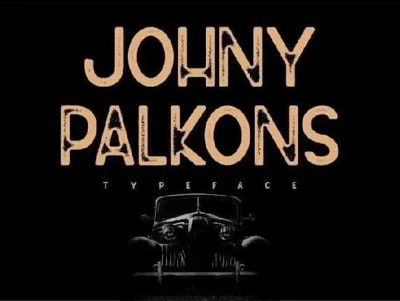 Johny Palkons Display font